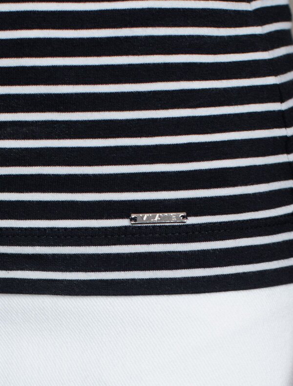 VILATTE Футболка 581999 D49.172 черно-белый