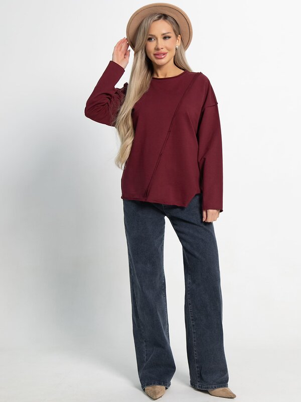 LT Collection Блуза 582025 Б15103-35М бордовый