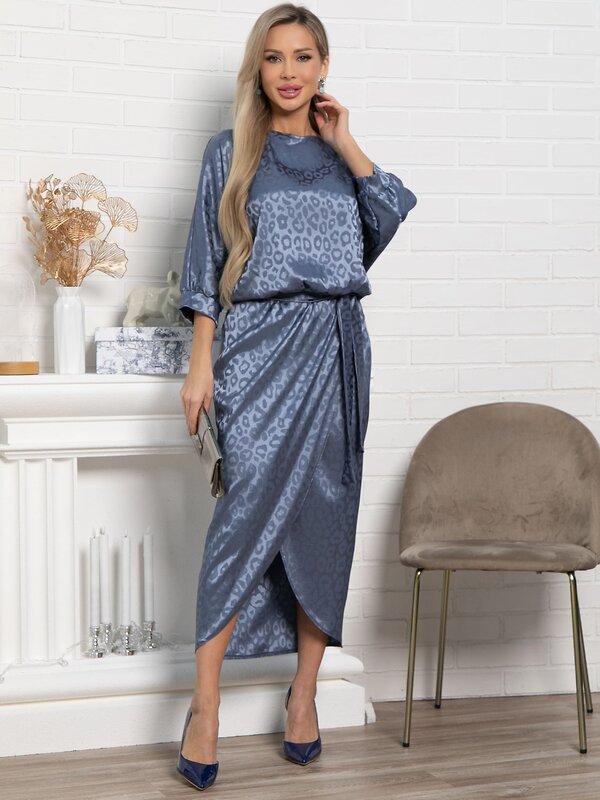 LT Collection Платье 582032 П15151-12М синий