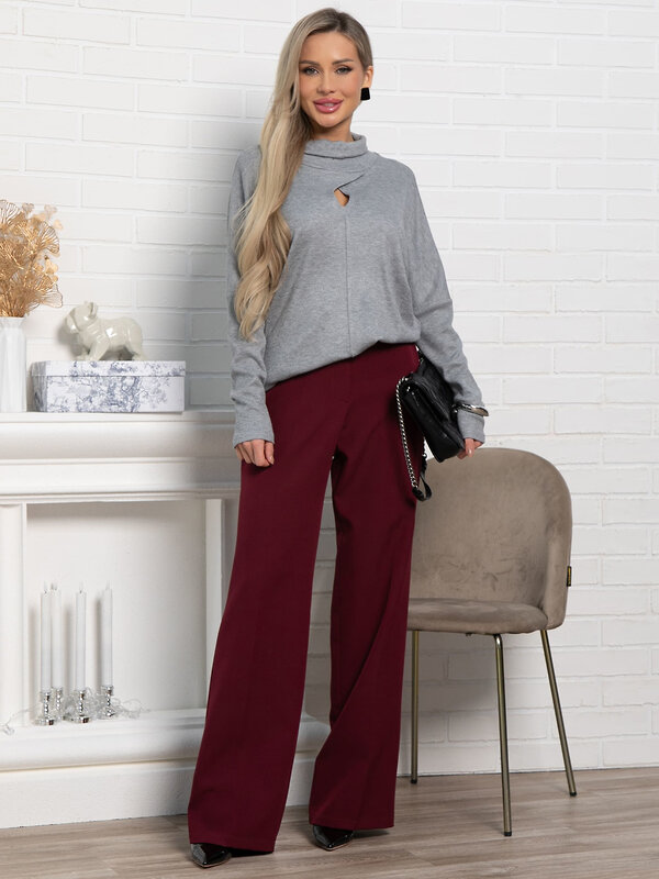 LT Collection Джемпер 582036 Б15159-1М серый