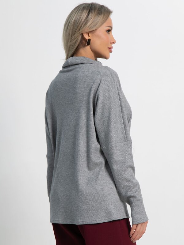 LT Collection Джемпер 582036 Б15159-1М серый