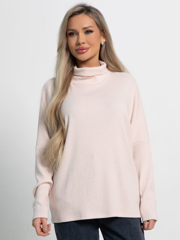 LT Collection Джемпер 582040 Б15163-1М пудровый