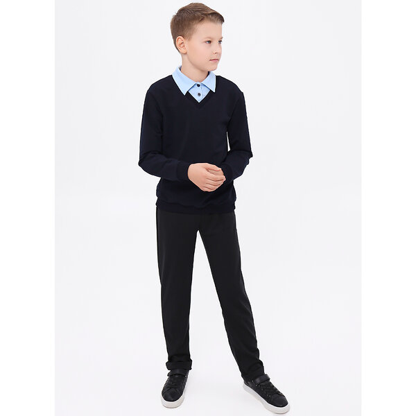 YOULALA Джемпер 582046 2026320101 темно-синий