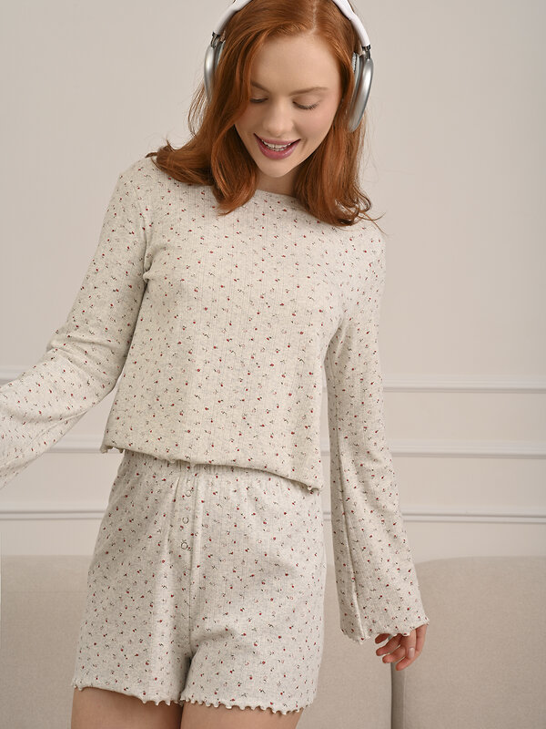 INDEFINI Пижама 582088 5257TQP Серый