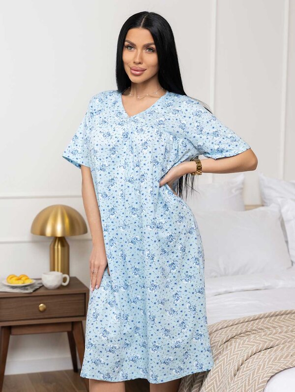 Текс-плюс Сорочка 582138 00-00246692 Голубой