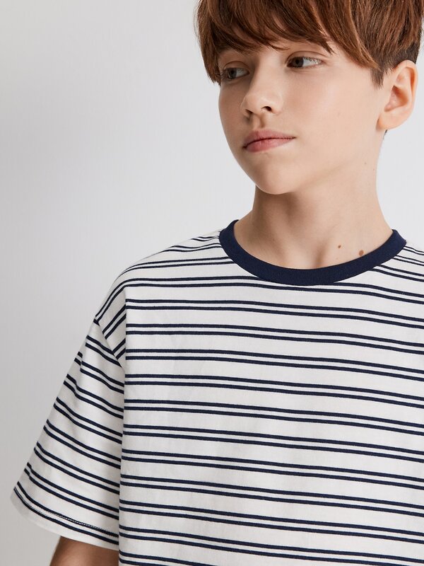 Acoola Футболка 582193 20330510014 темно-синяя полоска