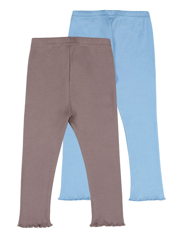 Апрель Легинсы 582269 2ДРЛ5749024 светло-голубой+светло-коричневый