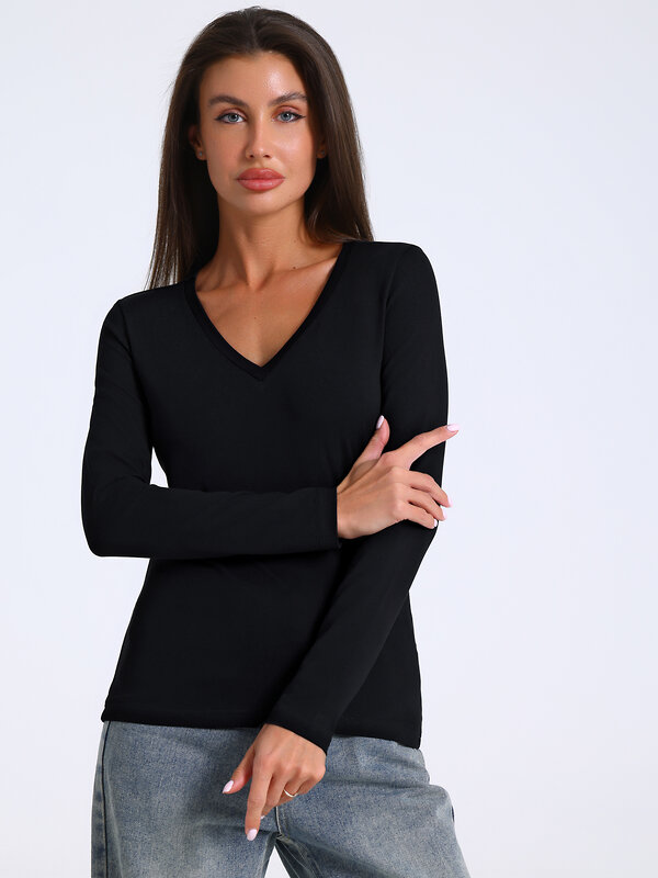 Апрель Лонгслив 582272 1ЖДЛД5090804 черный