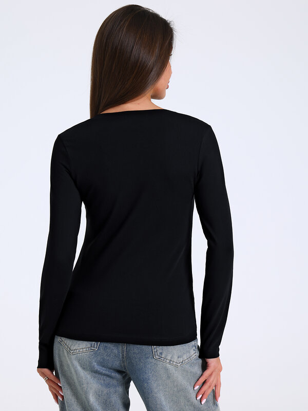 Апрель Лонгслив 582272 1ЖДЛД5090804 черный