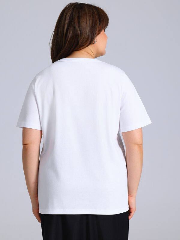 Апрель Футболка 582274 1ЖДФК3298001 белый
