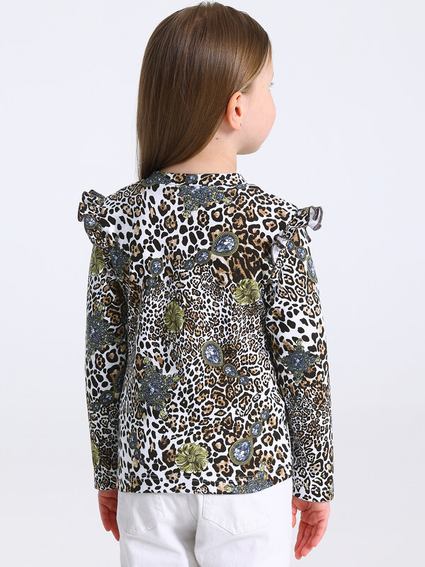Апрель Лонгслив 582278 1ДДЛД4951067н леопард с драгоценностями