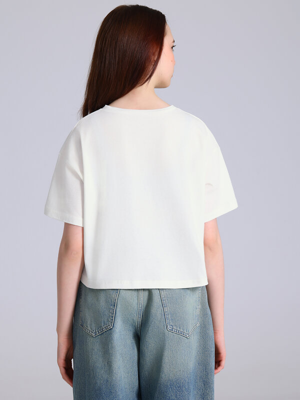 Апрель Футболка 582285 1ДДФК5063001 сливки