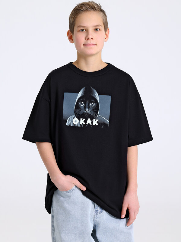 Апрель Футболка 582288 1ПДФК5011001 черный