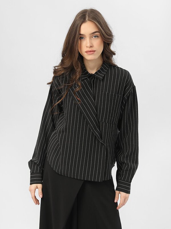 Соль&Перец Блузка 582296 SP25683 черный