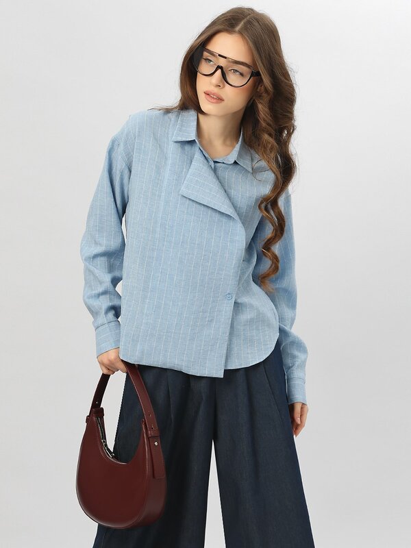 Соль&Перец Блузка 582298 SP25683 голубой