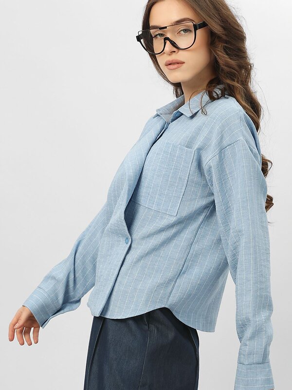 Соль&Перец Блузка 582298 SP25683 голубой