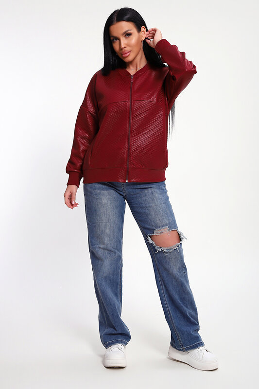 Натали Бомбер 582324 20691 бордовый