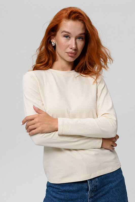 Натали Лонгслив 582325 14436 светло-бежевый