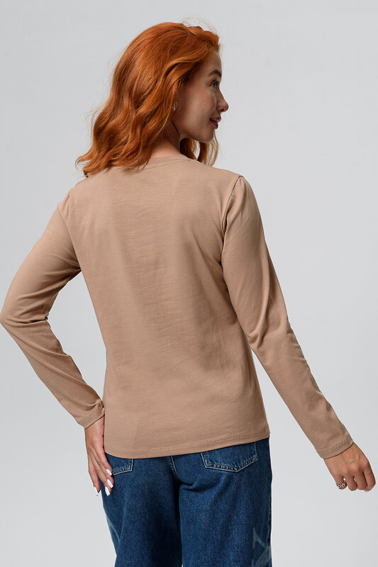 Натали Лонгслив 582326 14436 бежевый