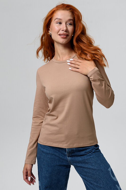 Натали Лонгслив 582326 14436 бежевый