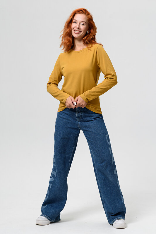 Натали Лонгслив 582327 14436 горчичный