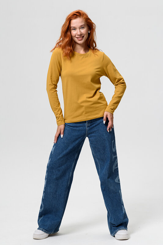 Натали Лонгслив 582327 14436 горчичный