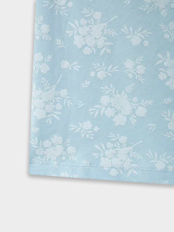 MARK FORMELLE Сорочка 582363 572336/1-1 цветы на голубом