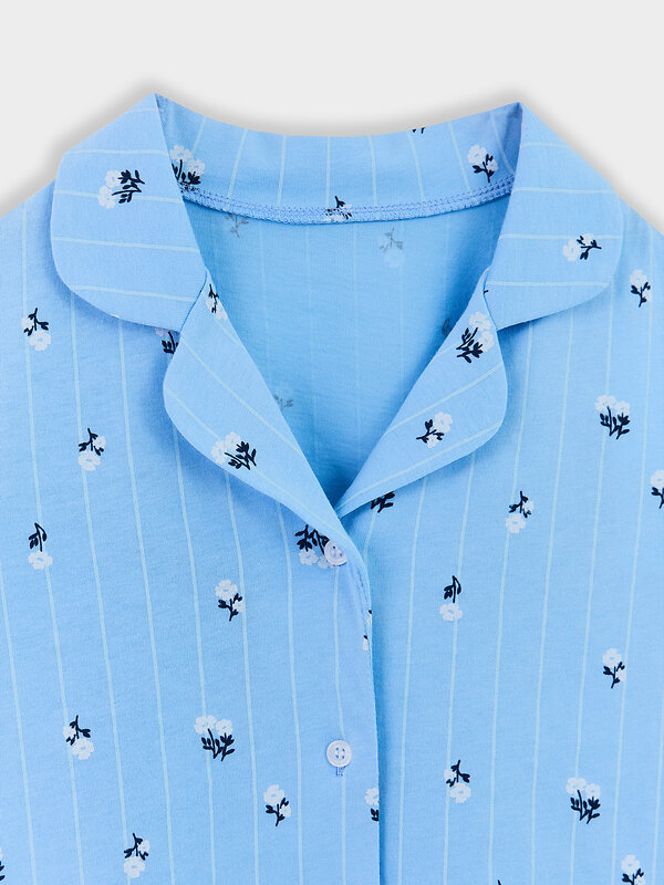 MARK FORMELLE Комплект 582365 567745 цветы на голубой полоске