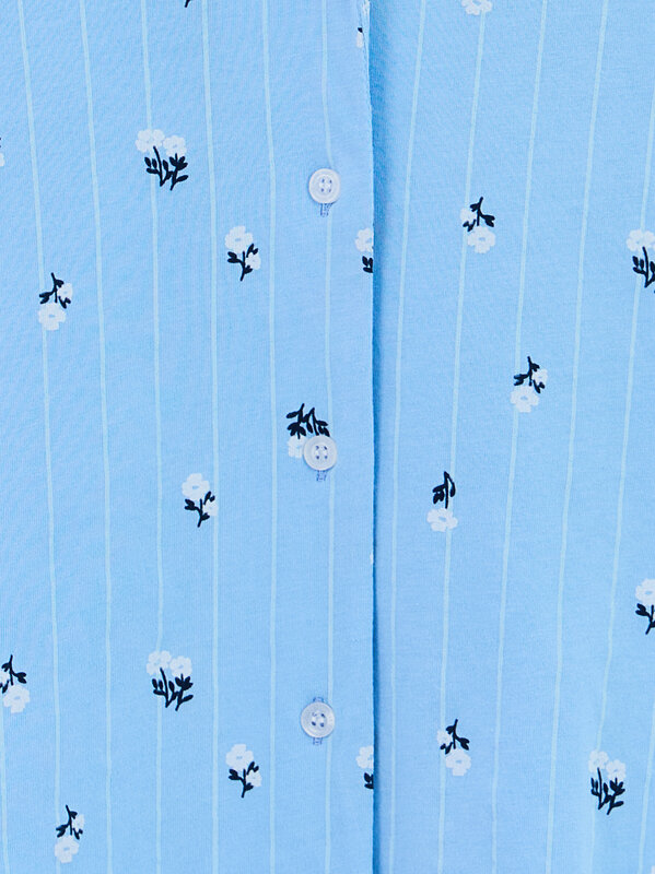 MARK FORMELLE Комплект 582365 567745 цветы на голубой полоске