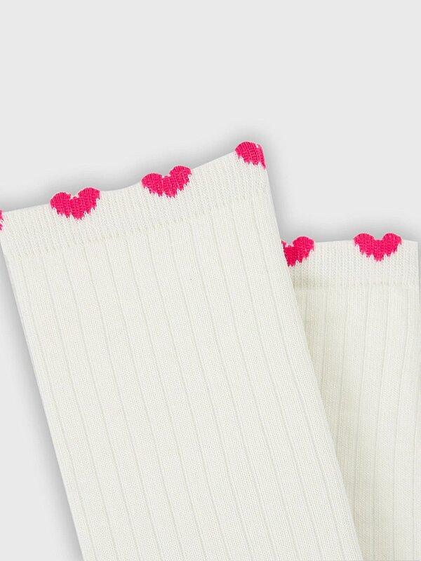 MARK FORMELLE Детские носки 582373 430K-3175 молочный /малиновый