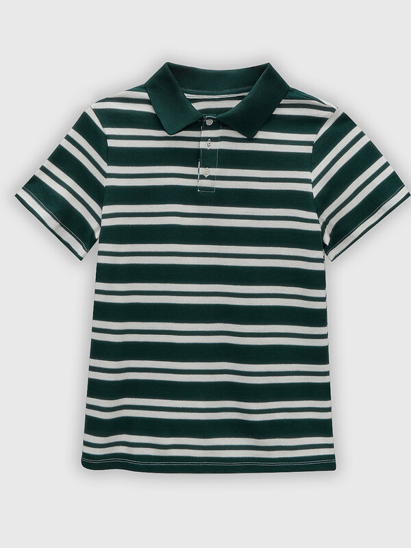 MARK FORMELLE Поло 582390 113430/1 т.зеленая полоска на молочном