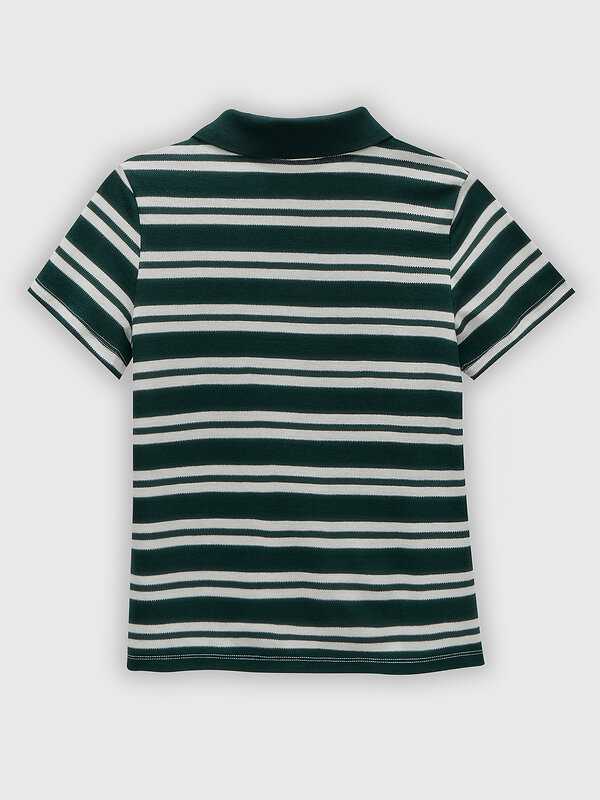 MARK FORMELLE Поло 582390 113430/1 т.зеленая полоска на молочном