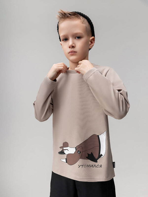 Bodo Лонгслив 582442 7-289MU бежевый