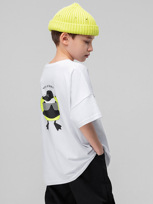 Bodo Футболка 582450 4-435MU белый (салатовый)