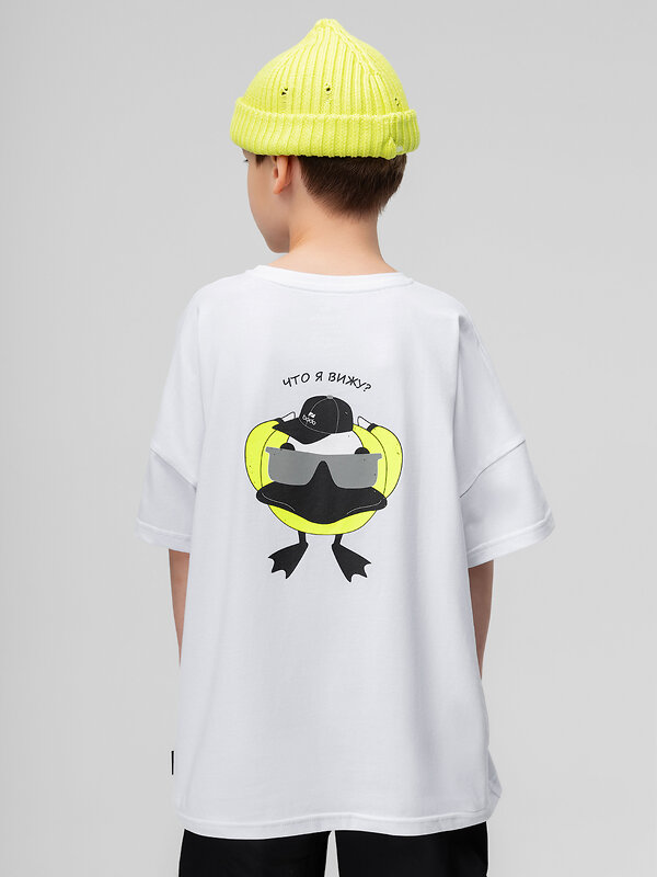 Bodo Футболка 582450 4-435MU белый (салатовый)