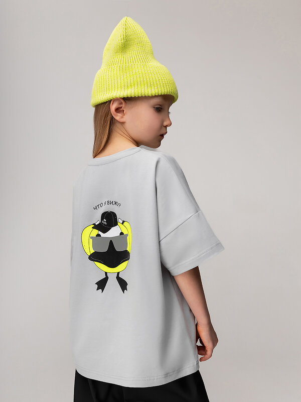 Bodo Футболка 582451 4-435MU серый (салатовый)