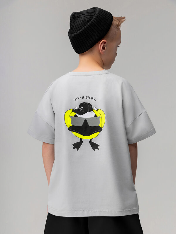 Bodo Футболка 582451 4-435MU серый (салатовый)