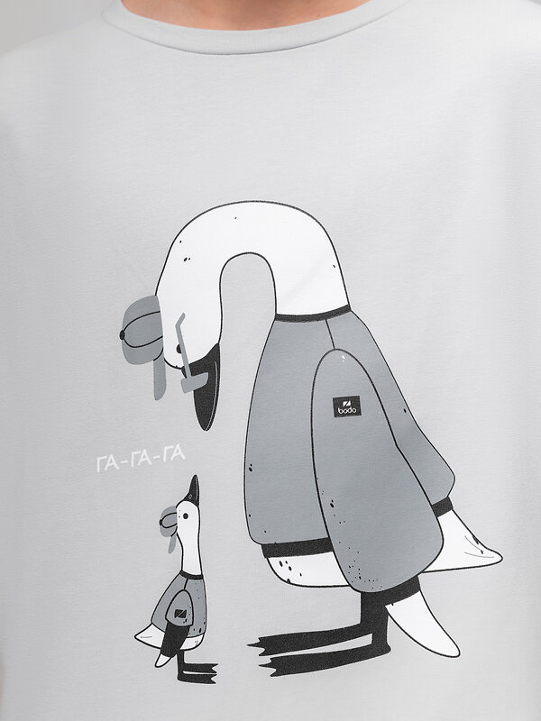 Bodo Футболка 582452 4-435MU серый