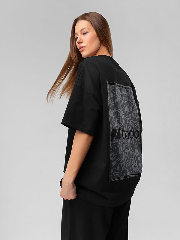 Bodo Футболка 582455 36-138MU черный (темно-серый)