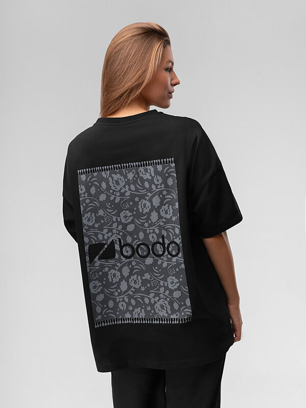 Bodo Футболка 582455 36-138MU черный (темно-серый)