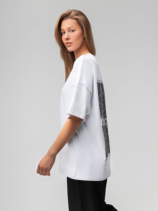 Bodo Футболка 582456 36-138MU белый (темно-серый)