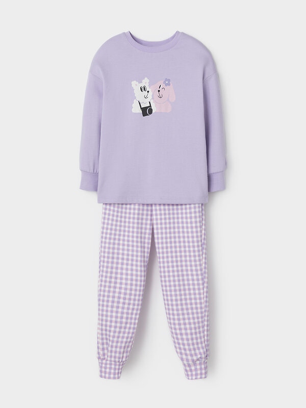 CROCKID Пижама 582457 К 1567 фиолетовый