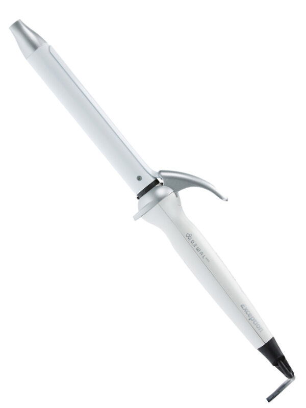 Dewal Плойка для волос с терморегулятором / Exception 03-1625Т, 25 мм, белый, 48 Вт 582484 9199 