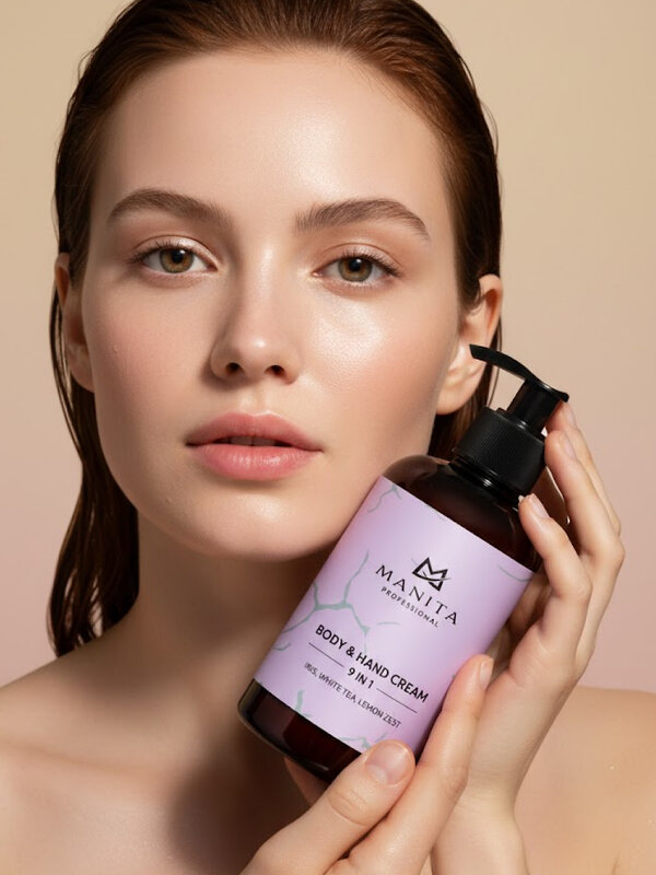 MANITA Парфюмированный крем для рук и тела / Iris, White Tea, Lemon Zest, 300 мл 582494 28391 