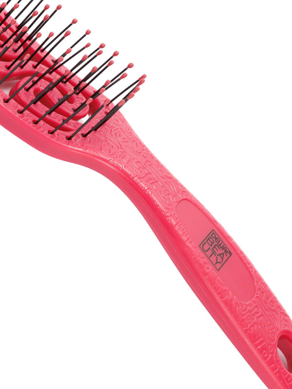 Dewal Beauty Щетка для укладки волос продувная / Friendly DBEF72, нейлоновый штифт, Berry 582498 24445 