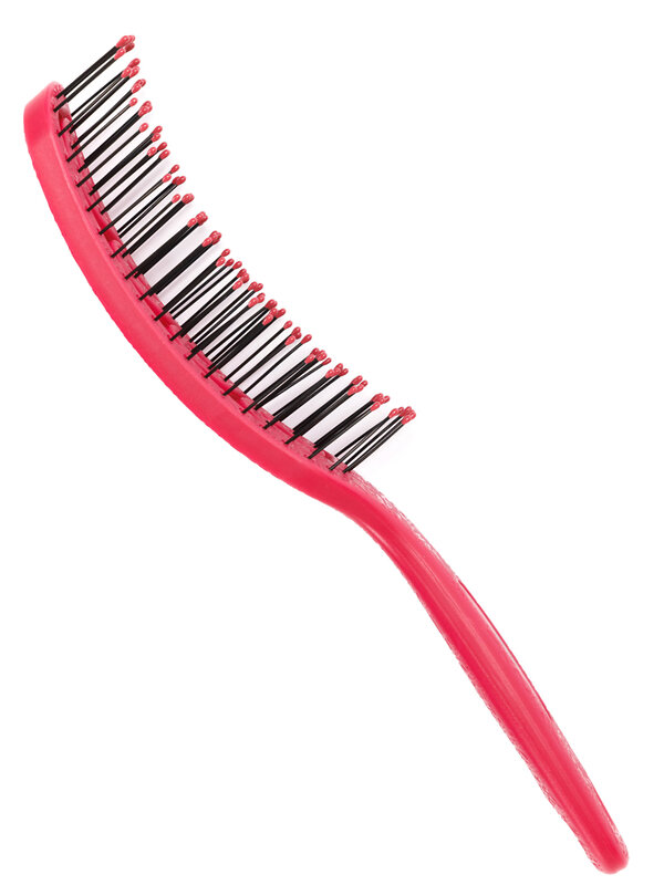 Dewal Beauty Щетка для укладки волос продувная / Friendly DBEF72, нейлоновый штифт, Berry 582498 24445 