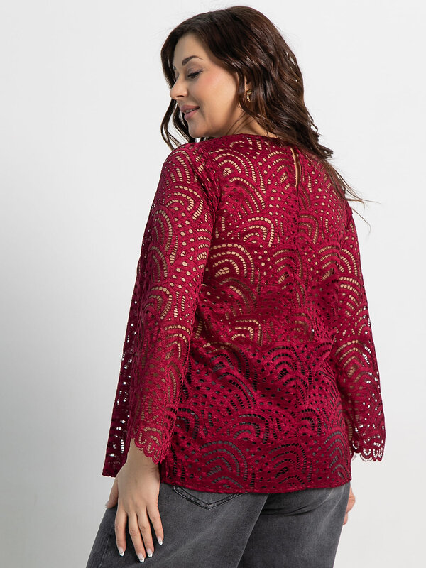 LT Collection Блуза 582517 Б15071-30М бордовый