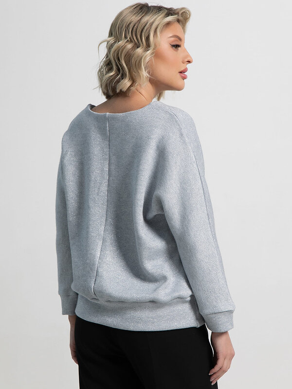 LT Collection Джемпер 582530 Б15021-50М серо-голубой