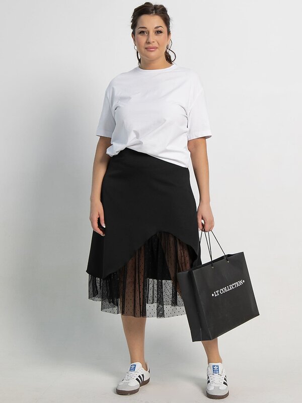 LT Collection Юбка 582537 Ю15110-3М черный