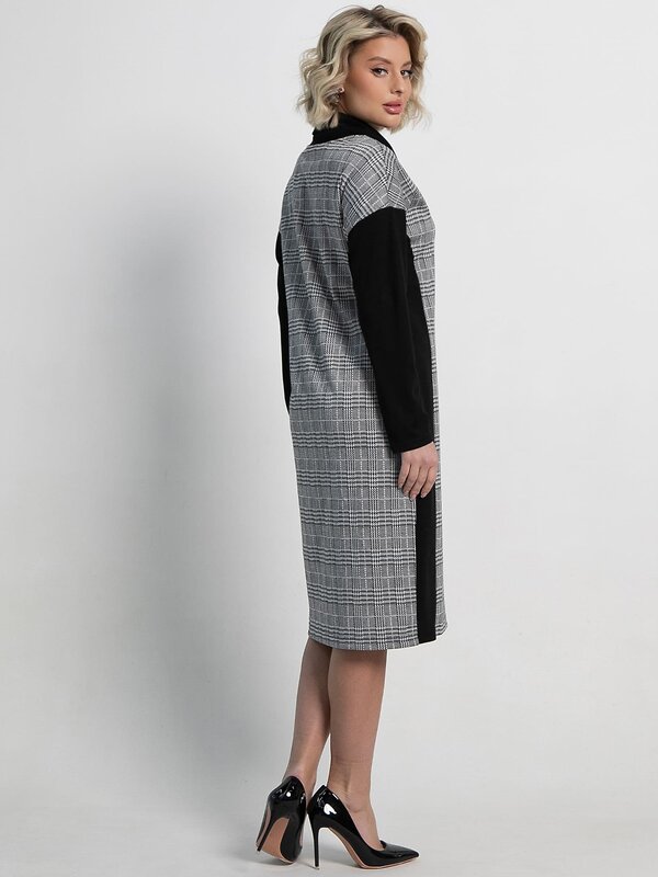 LT Collection Платье 582545 П15128-18М серый, черный